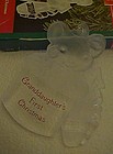 Hallmark ornament Grandaughters first  Christmas 1990