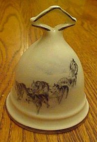 Porcelain bell Polar bears and sled dogs made in Canada