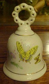 Enesco porcelain butterflies bell