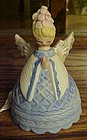 Lefton  porcelain praying angel bell ornament