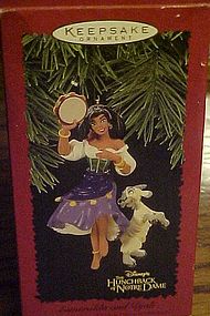 Hallmark Disney Esmeralda and Djali keepsake ornament