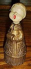 Vintage plastic choir boy Caroler Christmas decoration