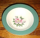 Homer Laughlin Century Green rimmed soup bowl