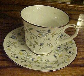 Noritake Chintz matching cup and footed saucer
