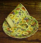 Old James Kent Longton Marigold chintz cup and saucer