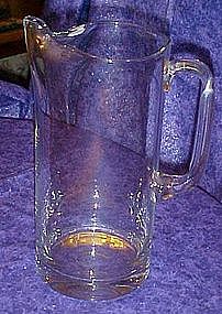 Large hand blown crystal Martini drink mixing pitcher