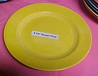 HLC Harlequin yellow luncheon plate 9 1/4"