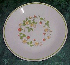 Corning Correlle Strawberry Sundae Salad plate