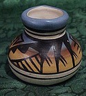 Authentic Navajo miniature vase signed