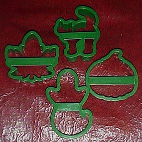 Princess House Holiday shapes cookie cutters
