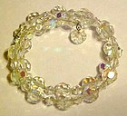 Aurora Borealis crystal beads bracelet