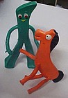 Vintage Gumby and Pokey  Bendee figures