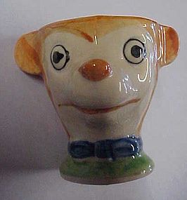 Vintage hand painted bear toothpick holder or egg cup