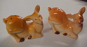 Vintage deer salt and pepper shakers Japan