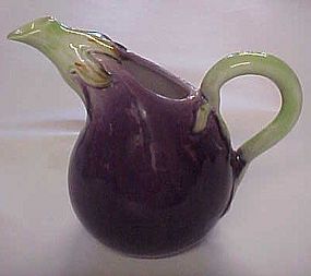 Fitz & Floyd eggplant pitcher 2 cup capacity