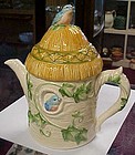 Otagiri  ceramic bluebird ivy cottage tea pot