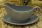 Grindley Blue Lupin Petal gravy boat and liner