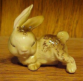 Vintage Ucago playful bunny rabbit figurine