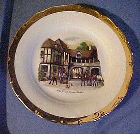 Czechoslovakia plate The old Coach House Stratford