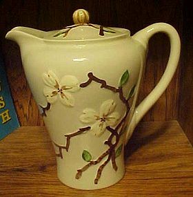 Vintage Orchard Ware dogwood coffee pot California