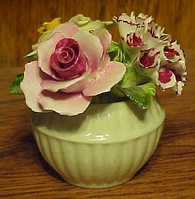 Crown Royal bone china flowers figurine England