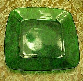 Anchor Hocking Forest green charm Dinner Plate 9 1/4"