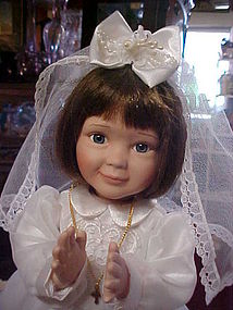 Michelle-Girard Kassis porcelain communion doll