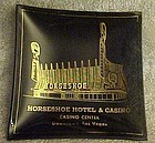 Vintage Horseshoe Hotel and Casino souvenir ashtray