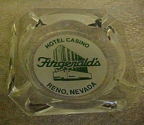 Vintage Fitzgerald's Hotel and Casino souvenir ashtray