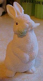 Dept 56 Snow bunnies 1996 Easter rabbit figurine
