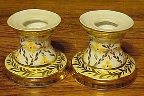 Dainty and elegant mini candle holders hand painted