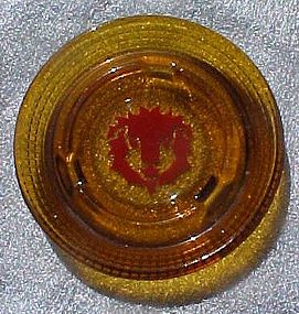 Vintage Red Lion Inn & casino glass  souvenir ashtray