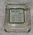 Vintage Umpqua Hotel Roseburg Ore souvenir ashtray