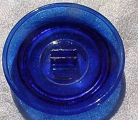 Vintage Hotel Gibson advertising ashtray cobalt blue