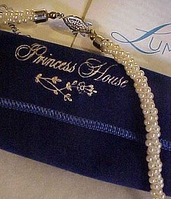 Princess House Luminess pearl twist necklace boxed