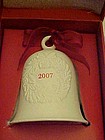Hallmark dated porcelain bell 2007 MIB