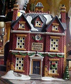 Dept 56 Dickens Boarding & Lodging village house