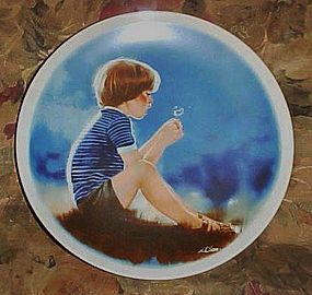 Erik and dandelion collector plate Zolan's Children