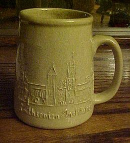 Bennington pottery souvenir mug Smithsonian Institute