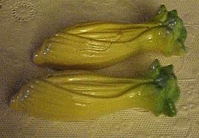 Vintage Japan celery stalks salt and pepper shakers