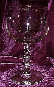 Libbey Rock Sharp Knob Hill 7 oz wine 4 ball stem