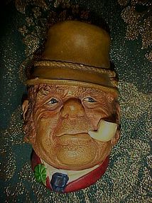 Bossons Paddy figural head 1969 original tag