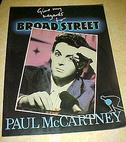 Paul McCartney Give my regards to Broad Street book