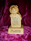 sillisculpts Paula figure,The Funeral is Tomorrow 1973