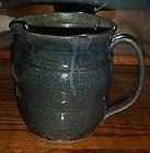Glazed stoneware water pitcher unknown maker