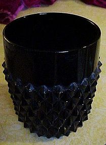 Indiana Tiara black cameo diamond point rocks tumbler