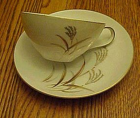 Harmony House Fine China Golden Wheat cup n' saucer