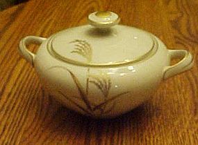 Harmony House Fine China Golden Wheat sugar bowl