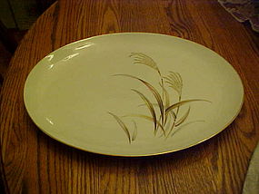 Harmony House Fine China Golden Wheat 14 1/8" platter