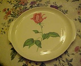 Vintage Harmony House Betsy Rose 11.5  handled cake plate